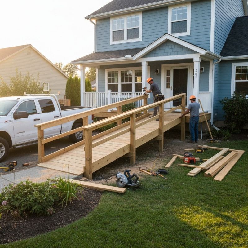 Disability Ramp Installation in Conroe, TX