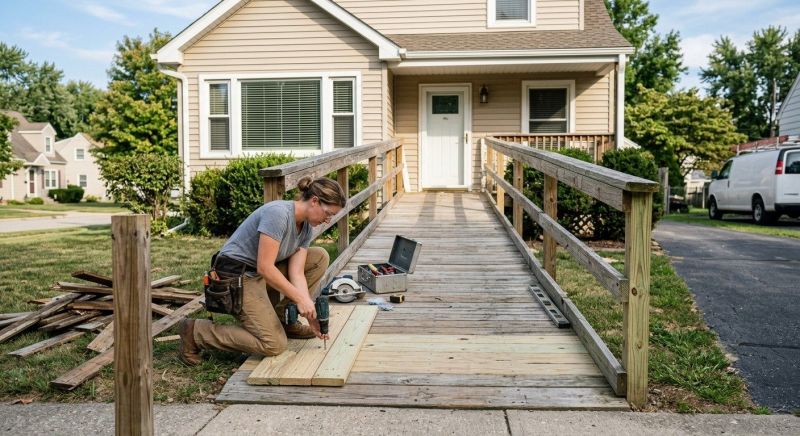 Accessible Ramp Installation in Kansas City, KS