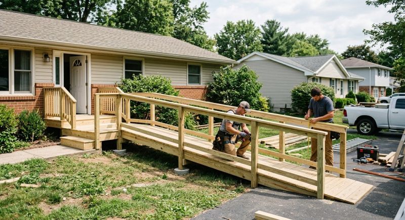 Handicap Ramp Construction in Kansas City, KS